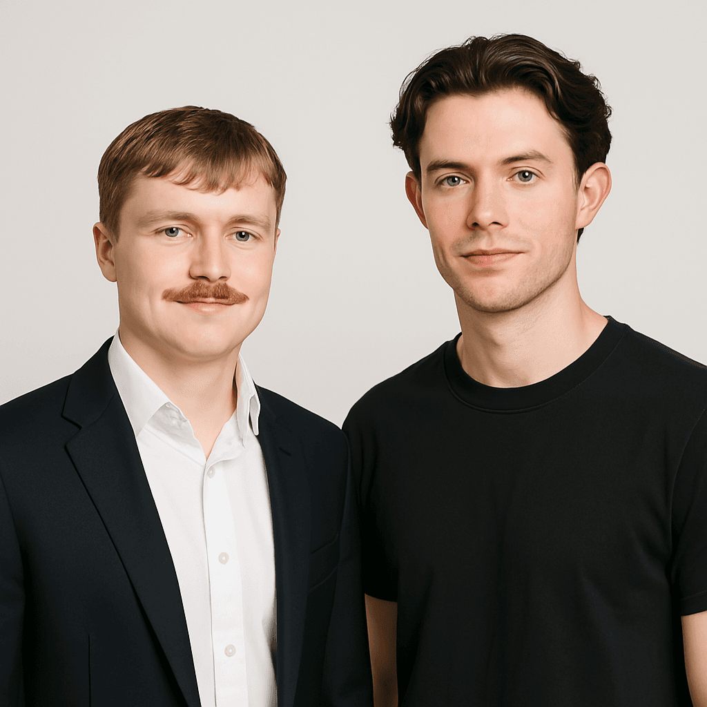 Lachlan and James the founders of the company